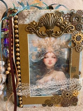 Junk Journal Steampunk Ocean themed Art Journal